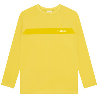 Playera BOSS amarilla para niños y adolecentes